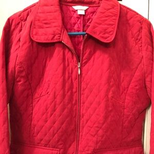 Christopher & Banks burgundy Jacket Size Medium